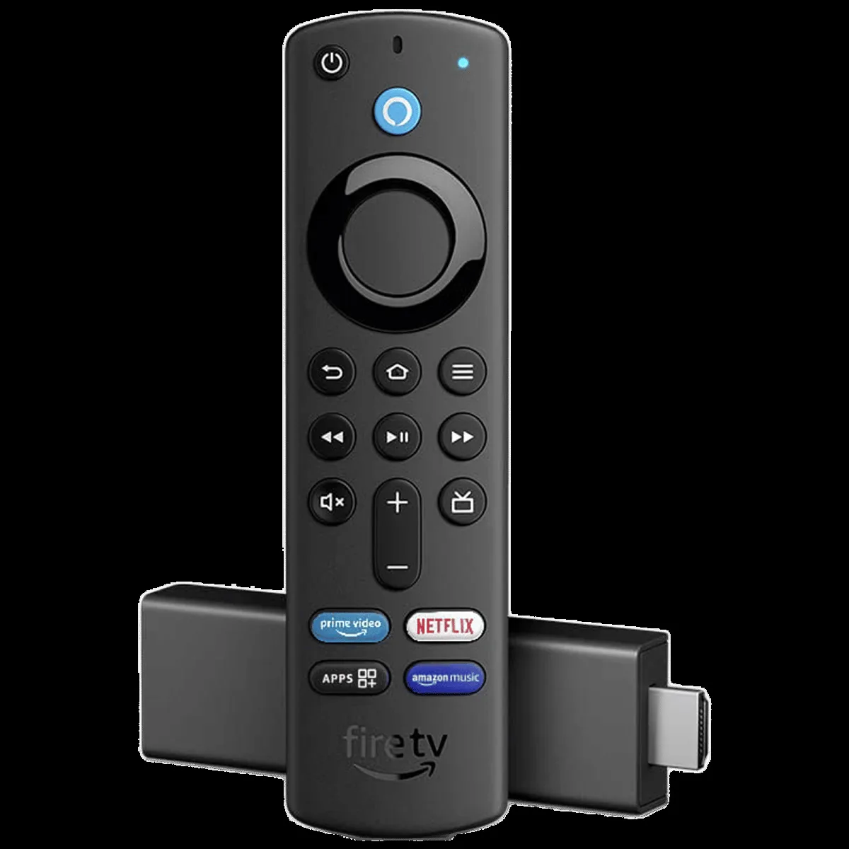 Amazon Fire TV Stick 4K Ultra HD Streaming Device with Alexa Voice Search (Dolby Atmos, HDR10+, Wi-Fi, Black)