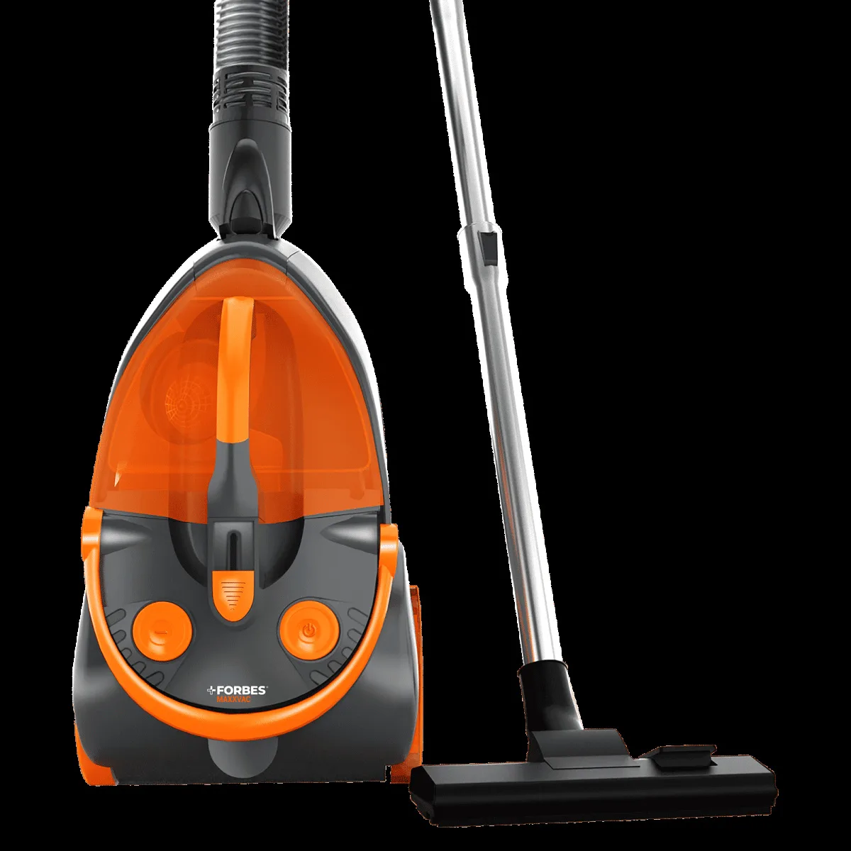EUREKA FORBES MaxxVac 1900W Dry Vacuum Cleaner with Cyclonic Technology (Bagless Easy Dust Disposal, Black & Orange)