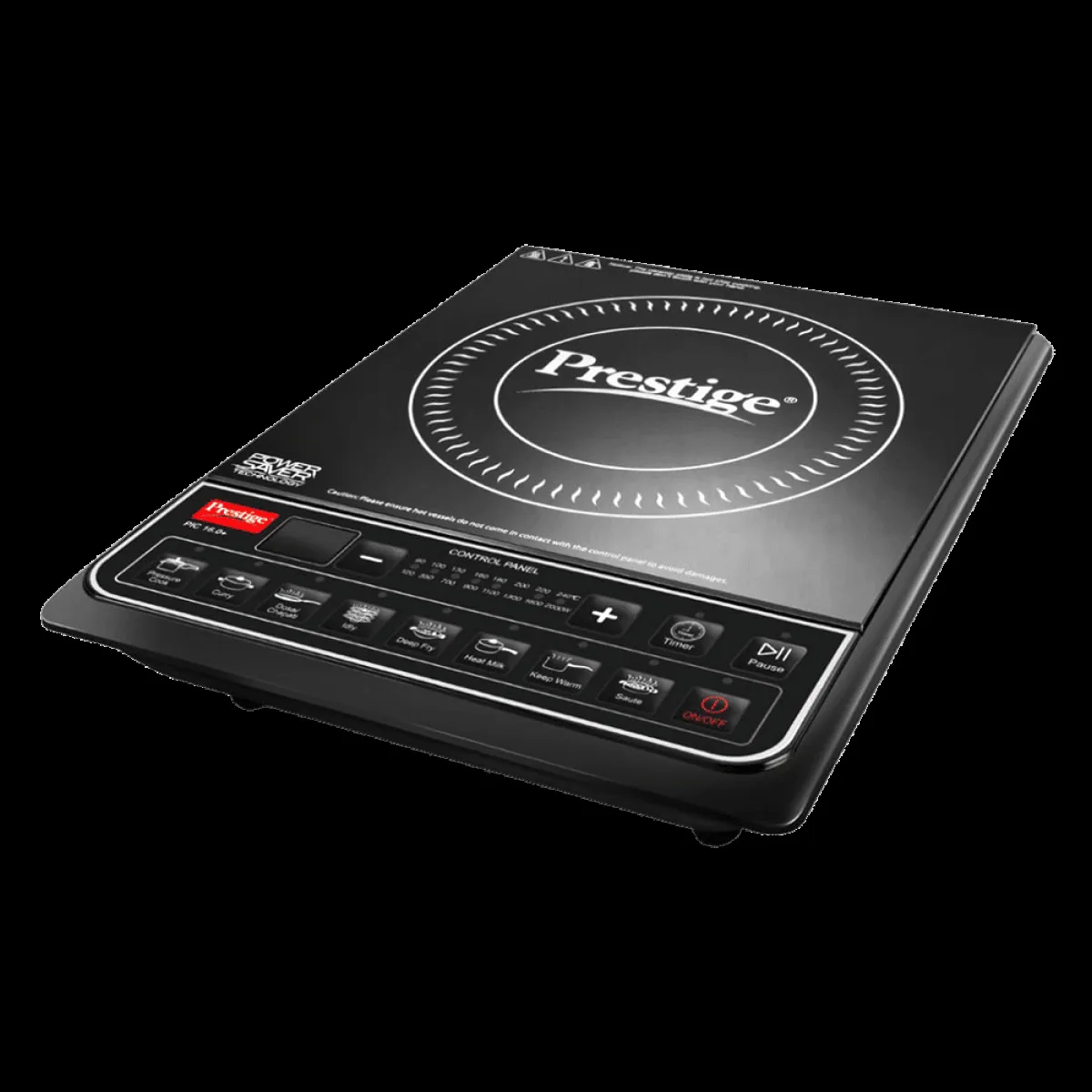 Prestige PIC 16.0 Plus 2000W Single Induction Cooktop with 8 Preset Menus