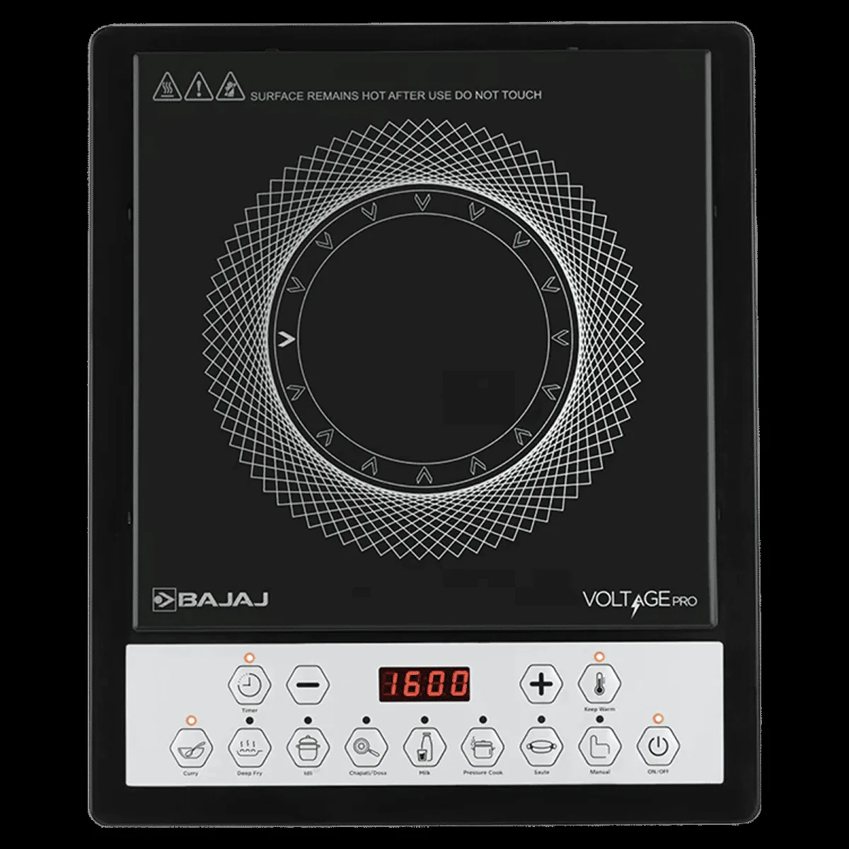 BAJAJ 160TS Neo 1600W Induction Cooktop with 9 Preset Menus