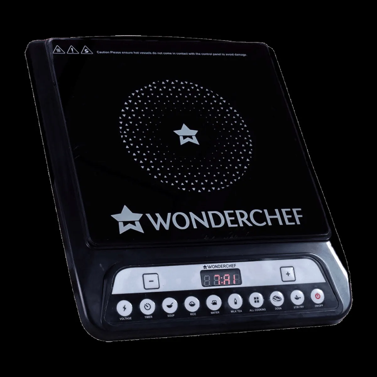 WONDERCHEF Acura 1400W Single Induction Cooktop with 11 Preset Functions