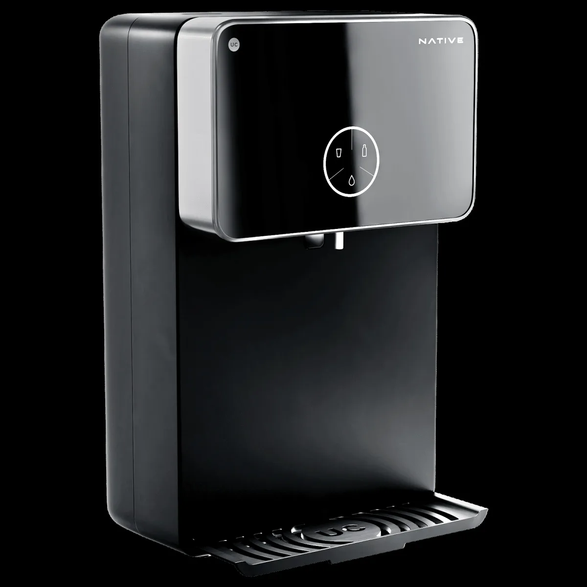 Native by UC M2 8L RO + UV + Copper + Alkaline + Minerals Water Purifier with Thin Film Composite Reverse Osmosis Membrane (Black)
