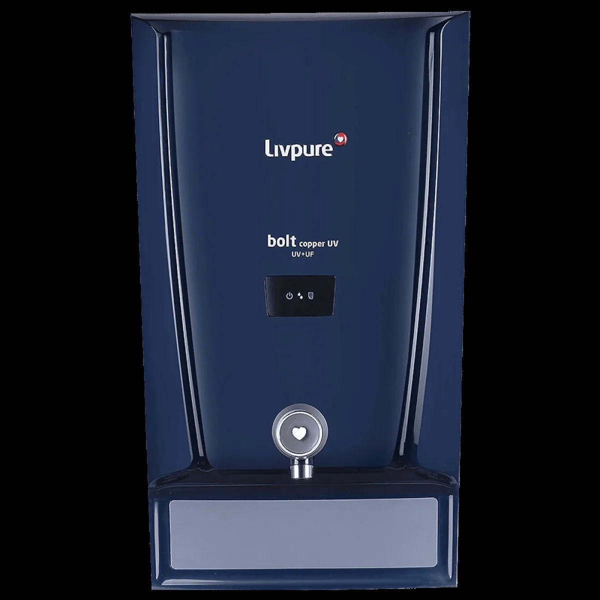 Livpure Bolt Copper 7L UV + UF Water Purifier with Carbon Block Filter (Blue)