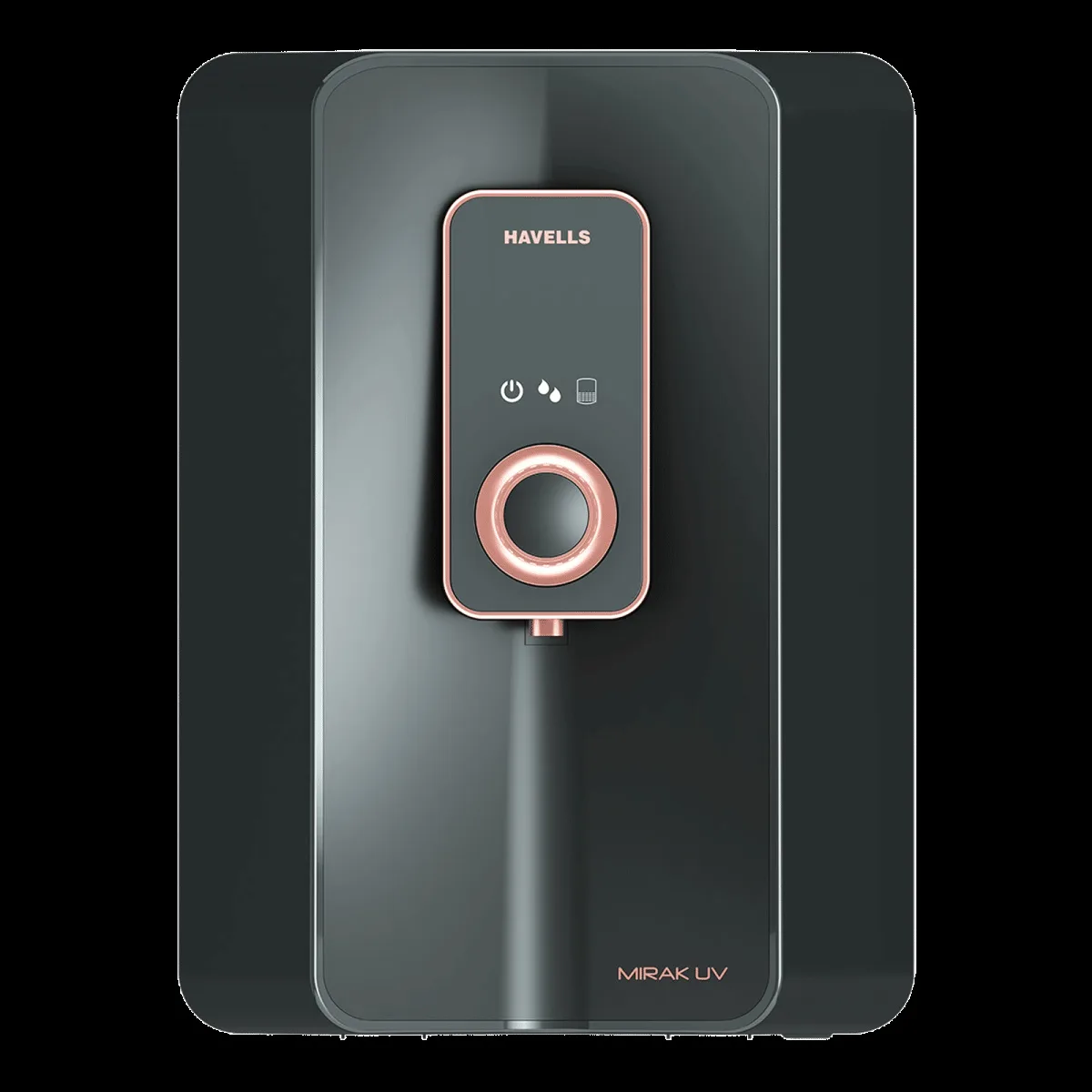HAVELLS Mirak 6L UV + UF Water Purifier with Smart Indicators (Black)