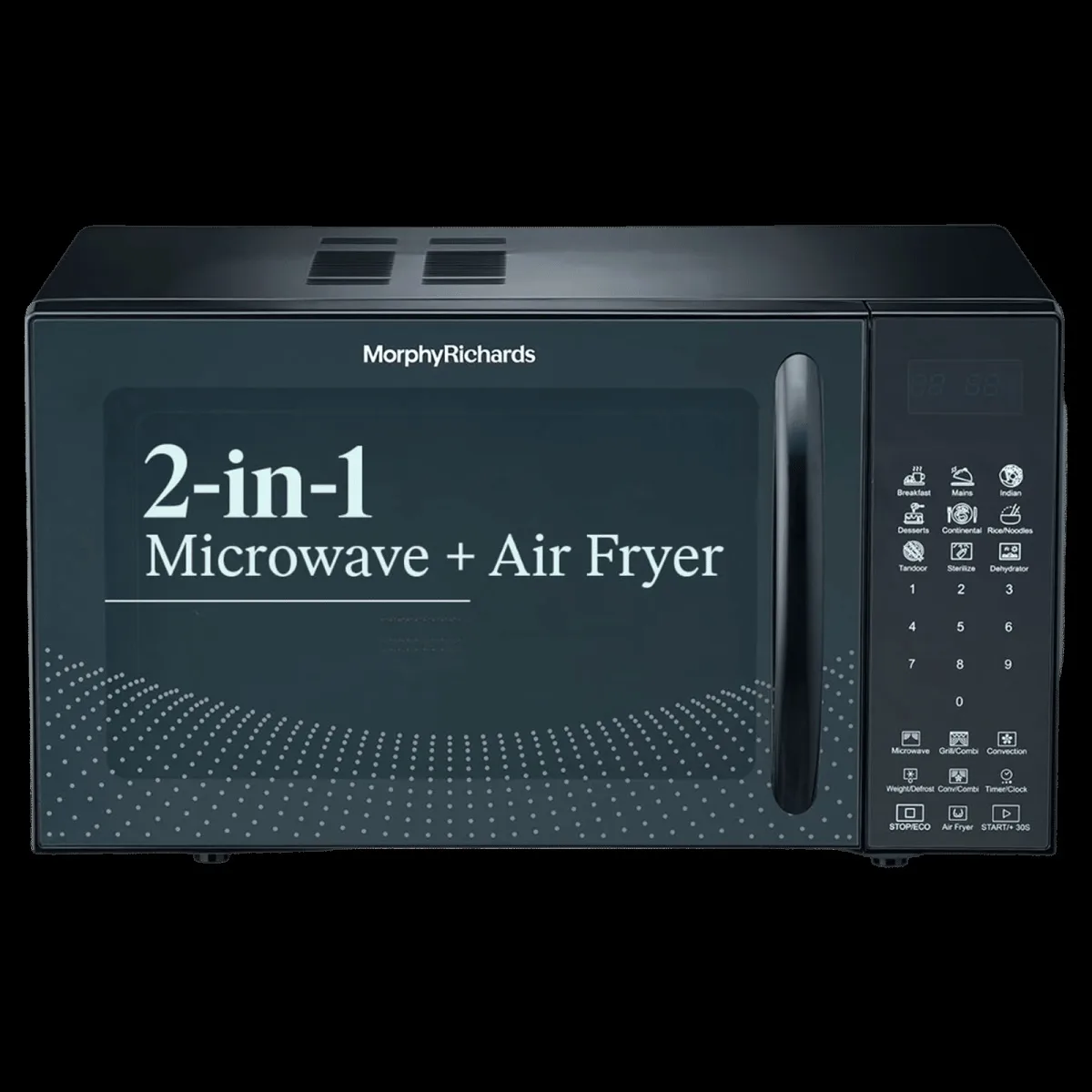 morphy richards Air 23CGAD 23L Convection Microwave Oven with In-Built Air Fryer(Black)