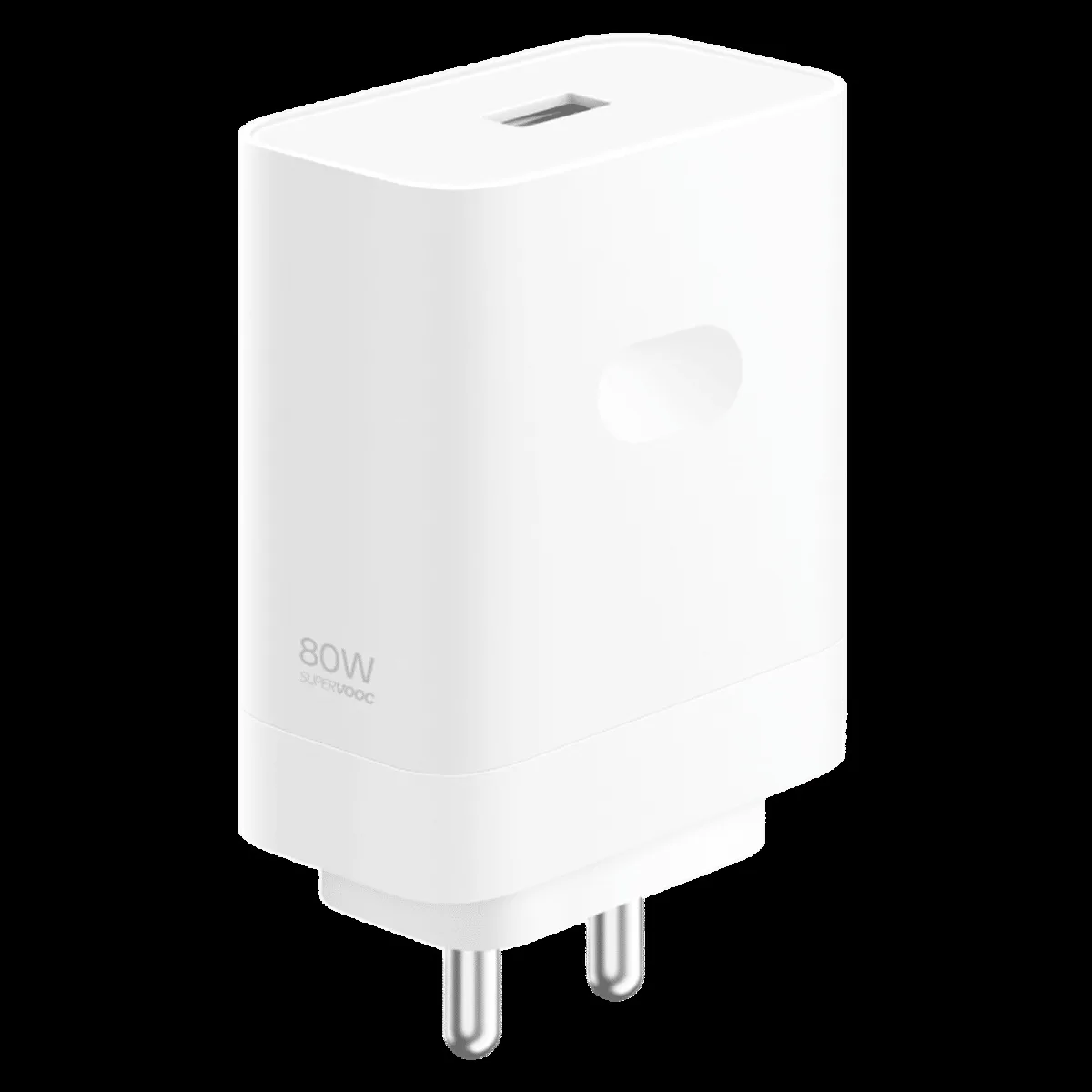 OnePlus 80W Type A SUPERVOOC Power Adapter (Adapter Only, Multi-Layers of Protection, White)