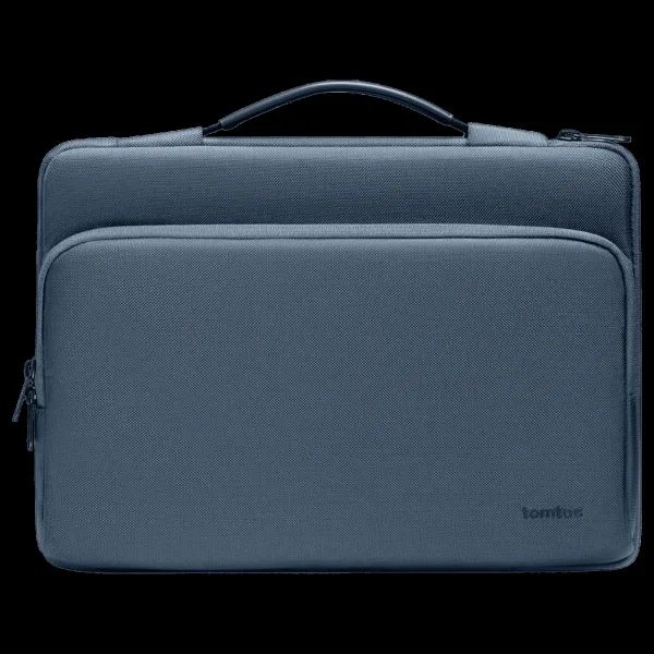 tomtoc A14 Recycled Polyester Laptop Sleeve for 14 Inch Laptop (360 Superior Protection, Ashes Blue)