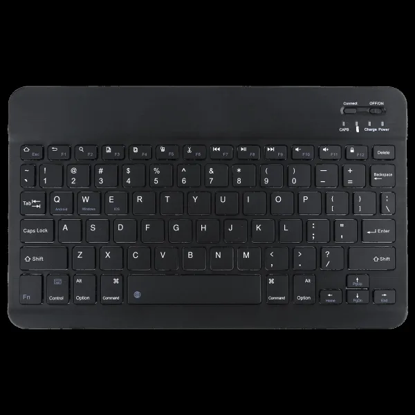 Candytech KEYBEE Bluetooth Keyboard for 10 Inch Tablets (ABS Material with 78 Keys, Black)