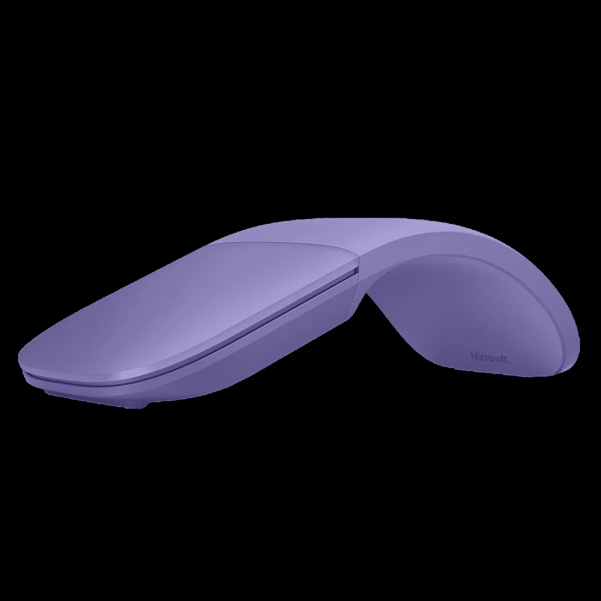 Microsoft Surface Arc Bluetooth Wireless Laser Mouse with Touch Scroll Plane (Vertically & Horizontally Scrolling, Violet)