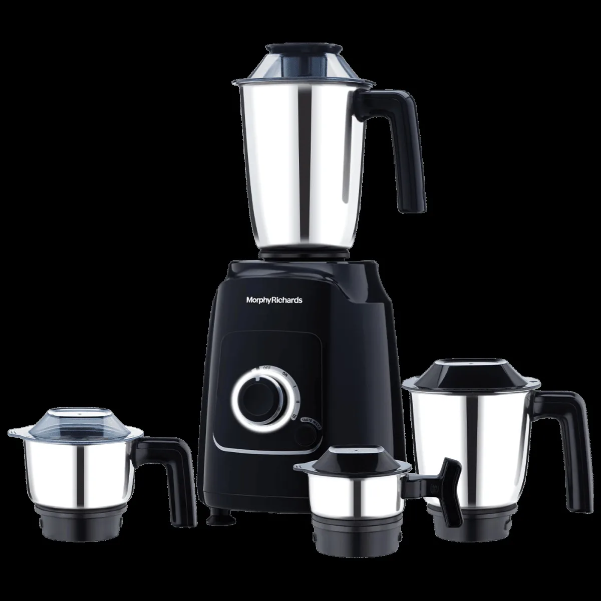 Morphy Richards Grindpro Maxx 1000 Watt 4 Jars Mixer Grinder (20000 RPM, Copper Motor, Black)