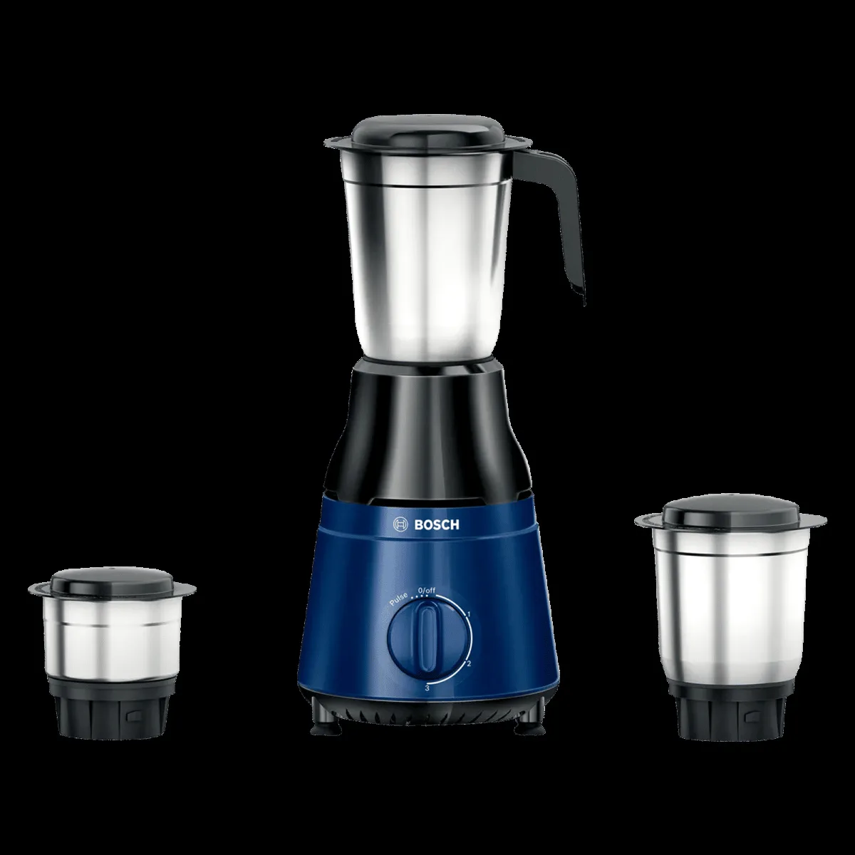 BOSCH TrueMixx 500 Watt 3 Jars Mixer Grinder (18000 RPM, Midnight Blue)
