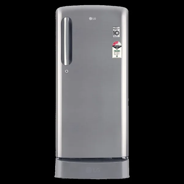 LG 185 Liters 3 Star Direct Cool Single Door Refrigerator with MOIST N' FRESH Technology (GL-D201APZD, Shiny Steel)