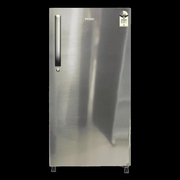 Haier 190 Litres 2 Star Direct Cool Single Door Refrigerator with Diamond Edge Freezing Technology (HRD-2102BNS-P, Nickel Steel)