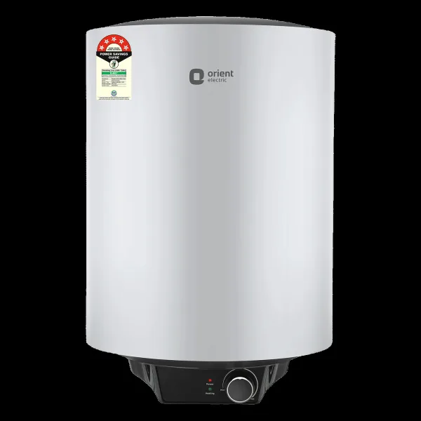 Orient Maverick 25 Litre 5 Star Vertical Storage Geyser with Whirlflow Technology (Grey)