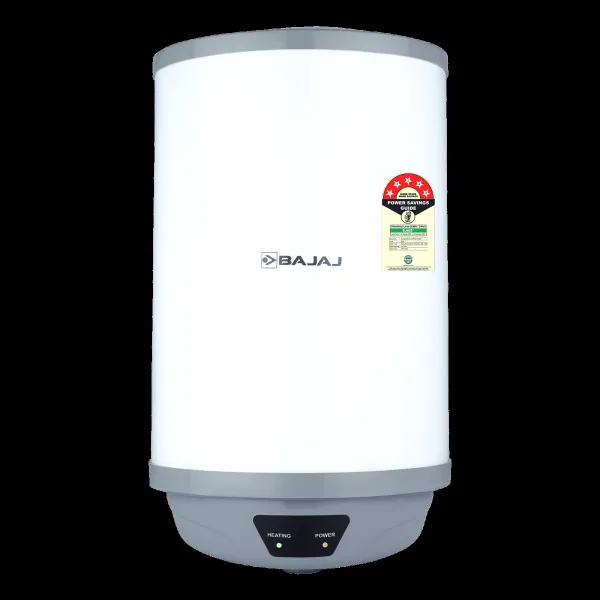 BAJAJ Shield Crest Plus 25 Litre 5 Star Vertical Storage Geyser with Swirlflow Technology (White & Grey)