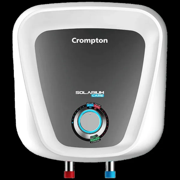Crompton Solarium Care 6 Litre 5 Star Vertical Storage Geyser with Cutting-Edge Technology (White)