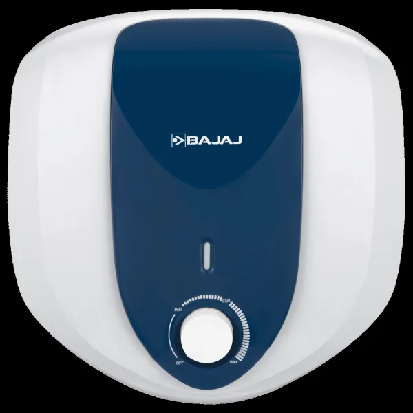 BAJAJ Armor Series Pentacle 25 Litre 5 Star Vertical Storage Geyser with Swirl Flow Technology (White and Blue)