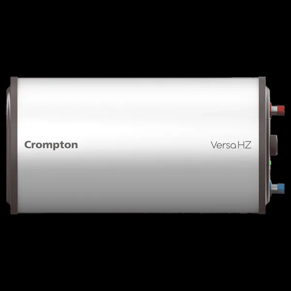 Crompton Versa Hz RHS 10 Litre 3 Star Horizontal Storage Geyser with Powerful Heating Element (Ivory)