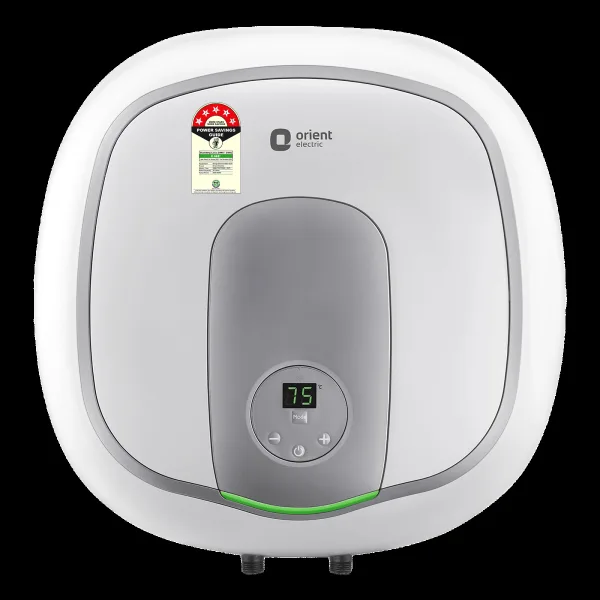 Orient Aquator IoT 25 Litres 5 Star Vertical Storage Geyser with Whirlflow Technology (White)