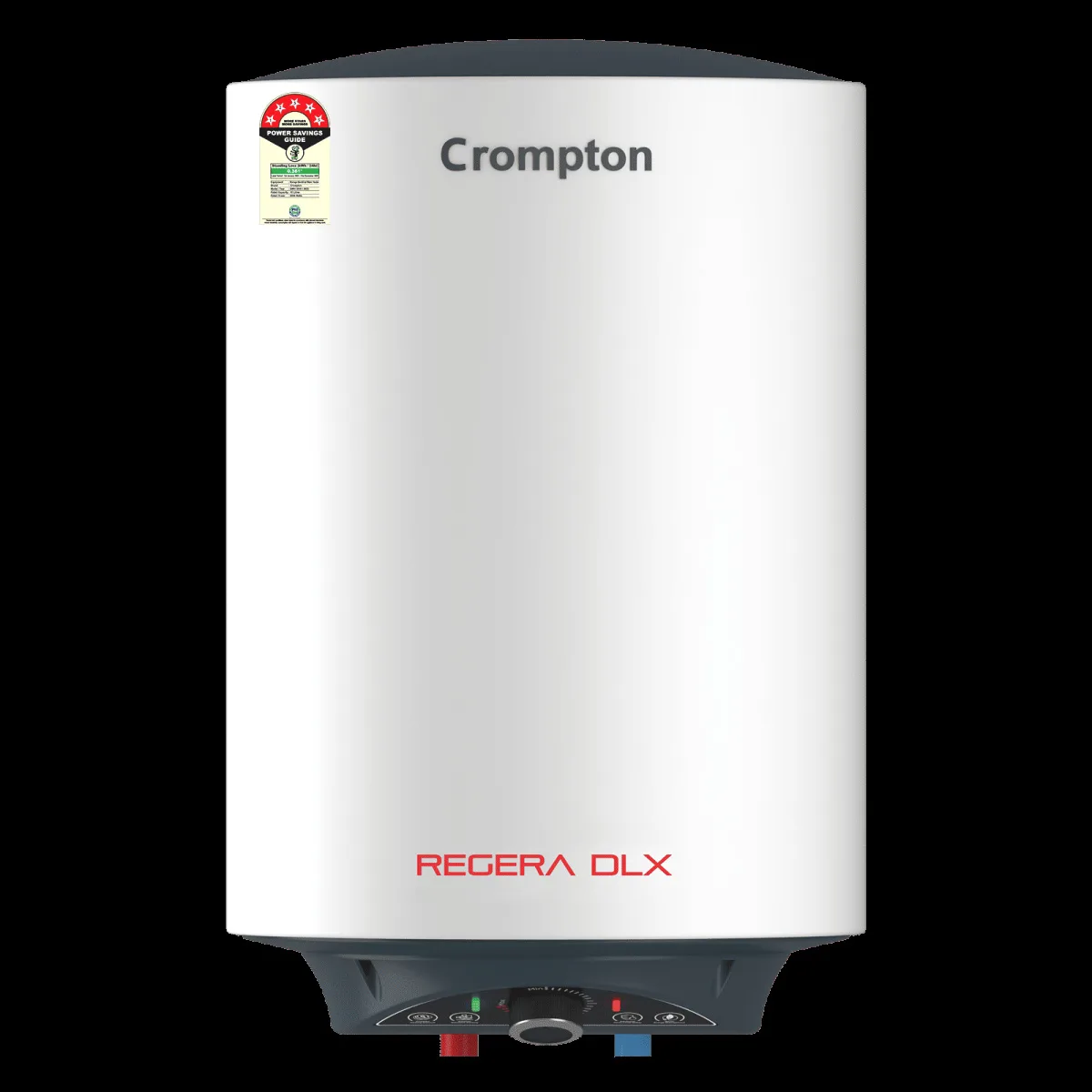 Crompton Regera DLX 15 Litre 5 Star Vertical Storage Geyser with Anti Scale Technology (Blue & White)