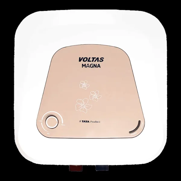 VOLTAS Magna 10 Litre 5 Star Vertical Storage Geyser with Quartzline Coating (White)