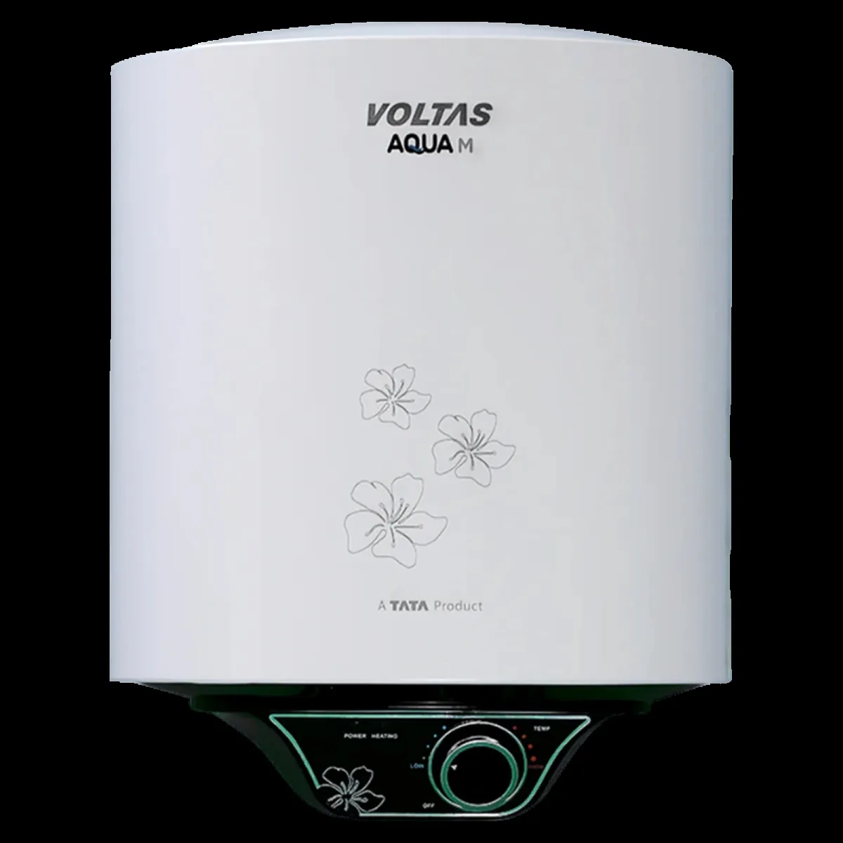 VOLTAS Aqua M 15 Litre 5 Star Vertical Storage Geyser with Quartzline Coating (Grey)