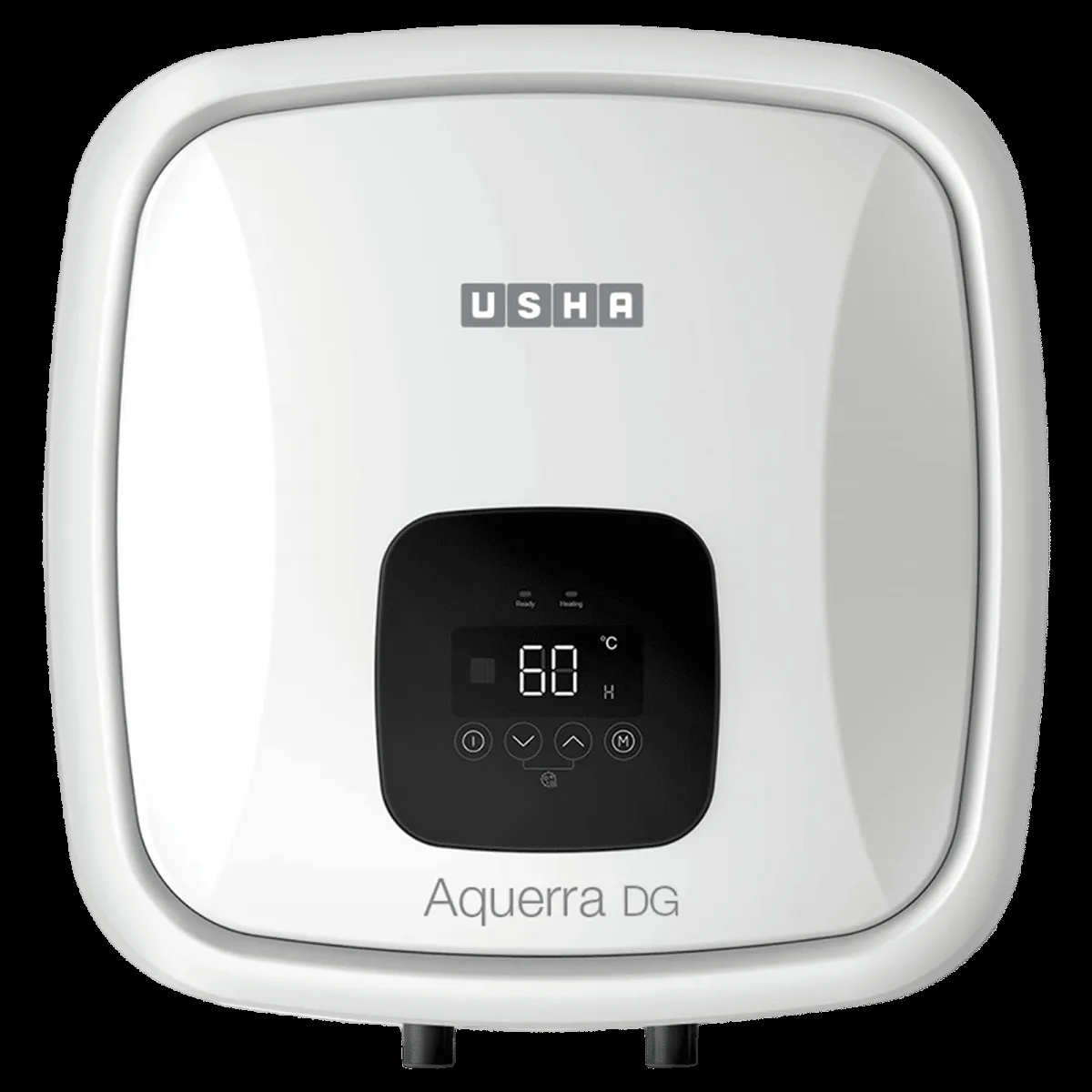 USHA Aquerra DG 15 Litre 5 Star Vertical Storage Geyser with Thermal Cutoff (White)