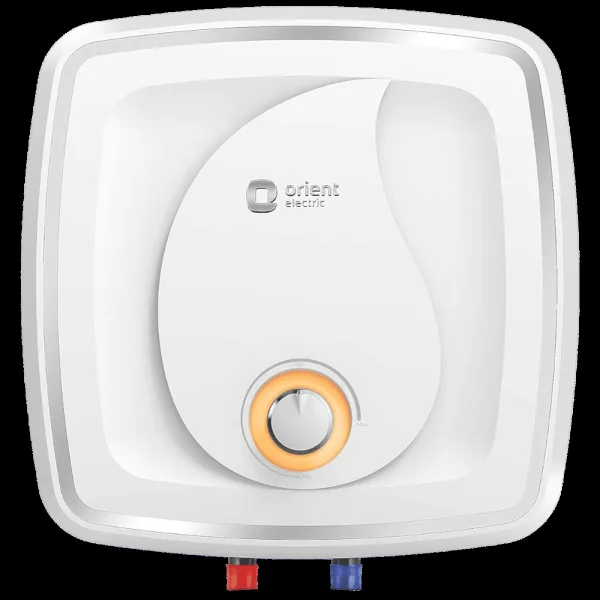 Orient Fontus Quad Plus 15 Litre 5 Star Vertical Storage Geyser with Ultra Diamond Glassline Tank (White)