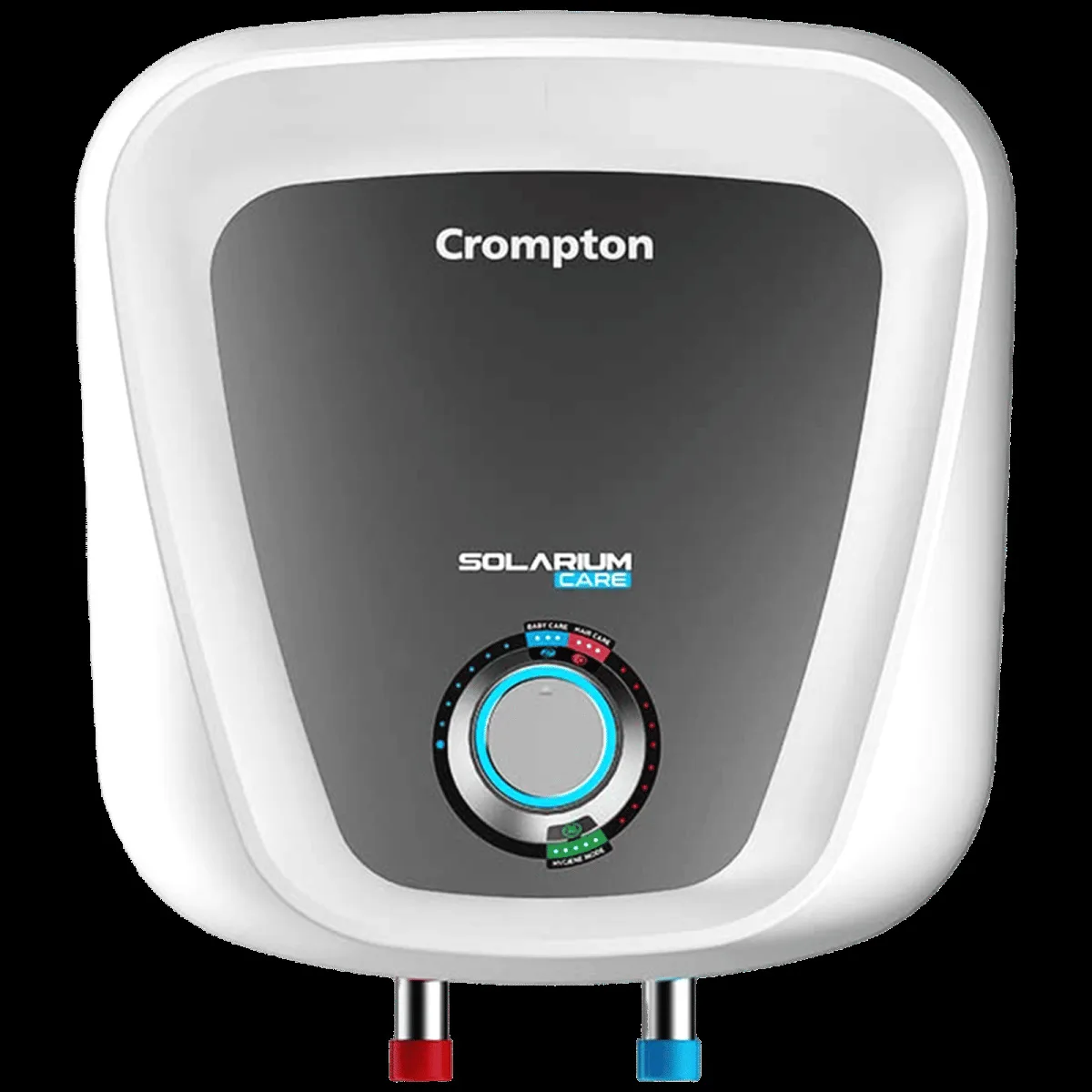 Crompton Solarium Care 10 Litre 5 Star Vertical Storage Geyser with Advanced 3 Level Safety (White)