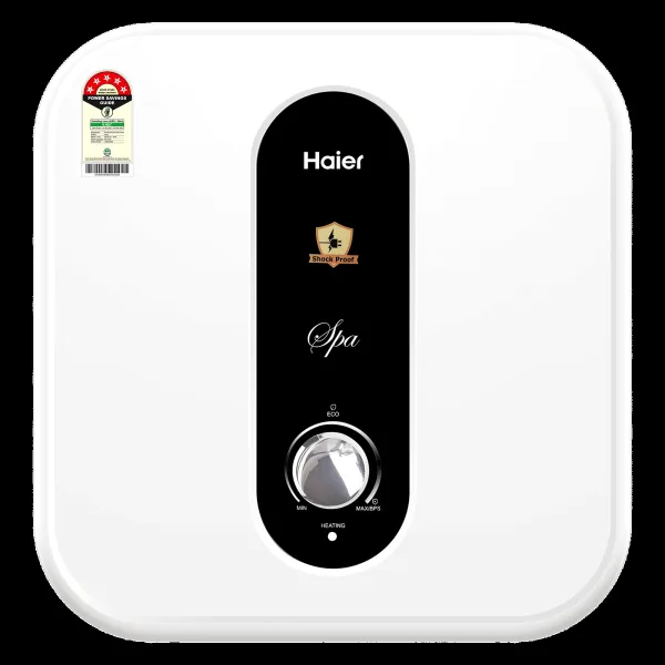 Haier SPA 25 Litre 5 Star Vertical Storage Geyser with RSC Technology (White)