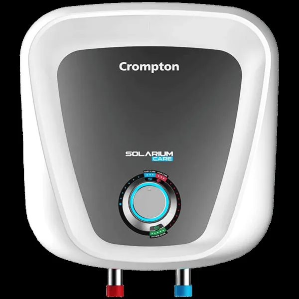 Crompton Solarium Care 15 Litre 5 Star Vertical Storage Geyser with Powerful Heating Element (White)