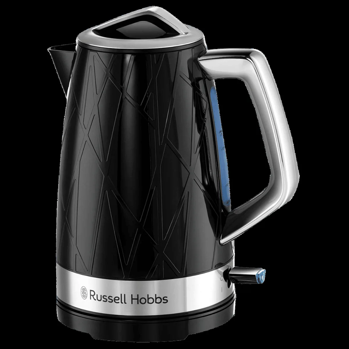 Russell Hobbs Structure 2400 Watt 1.7 Litre Electric Kettle with Blue Indicator Illumination  (Black)