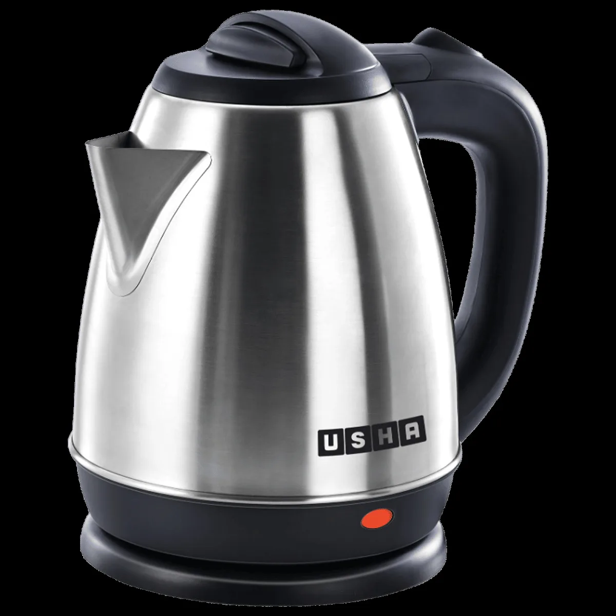 USHA SS 1200 Watt 1.5 Litre Electric Kettle with Powder Coated Finish Body (Silver Black)