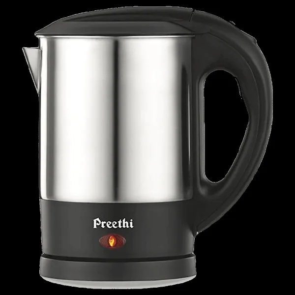 Preethi Armour 1350 Watt 1 Litre Electric Kettle with Auto Shut Off (Steel)