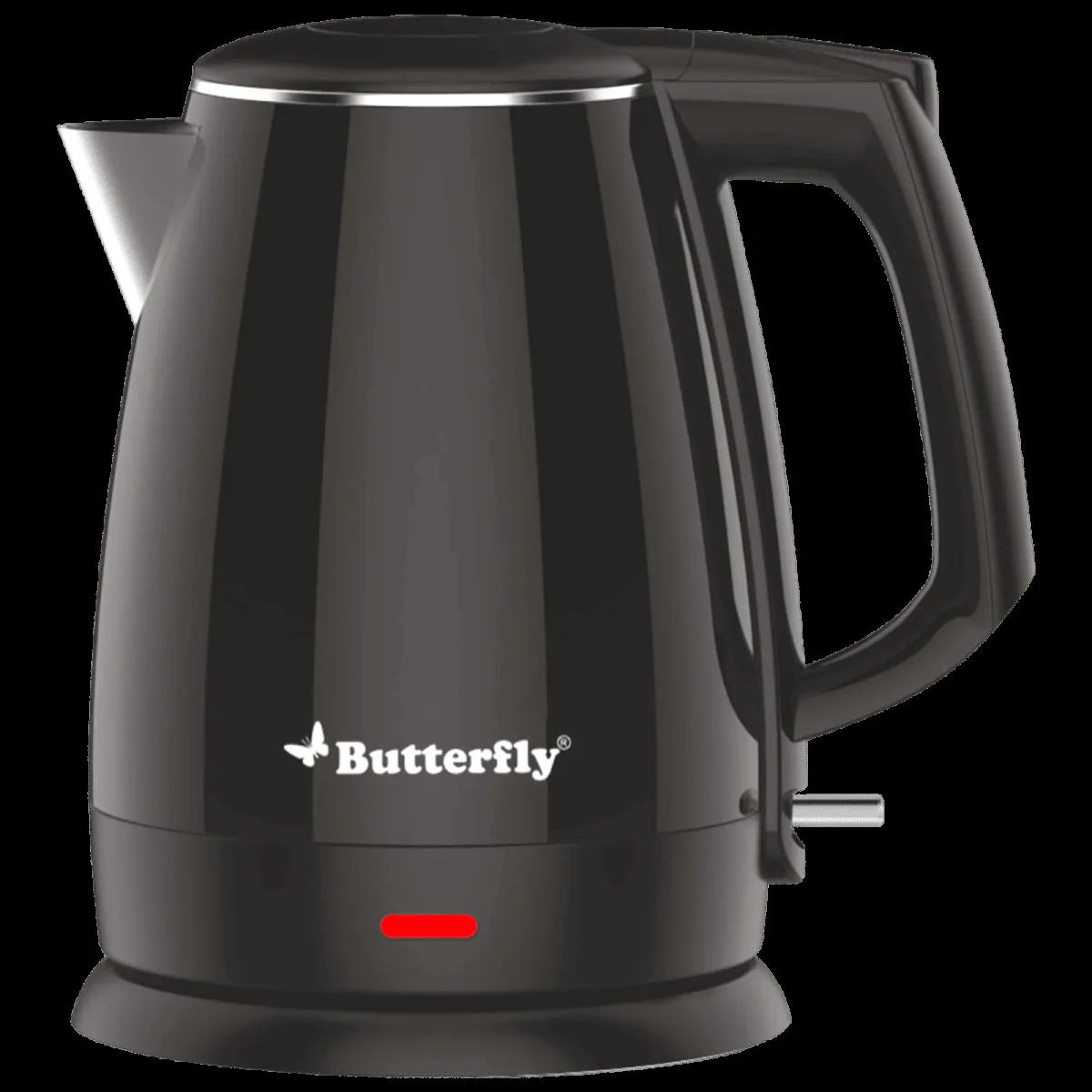 Butterfly Magnum 1500 Watt 1.5 Litre Electric Kettle with Cool Touch Outer Body (Black)