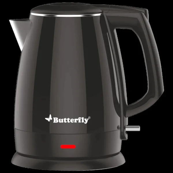 Butterfly Magnum 1500 Watt 1.5 Litre Electric Kettle with Cool Touch Outer Body (Black)