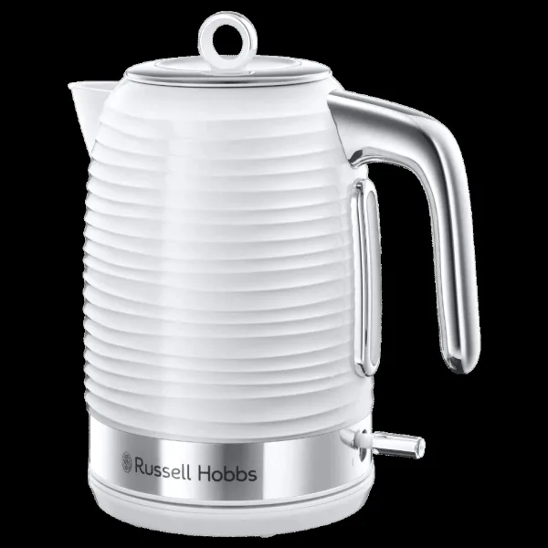 Russell Hobbs Inspire 2400 Watt 1.7 Litre Electric Kettle with 360 Degree Cordless Base (White)