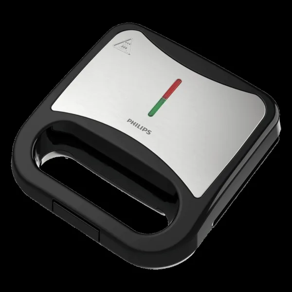 PHILIPS 800W 4 Slice Sandwich Maker with UHD Technology (Black)