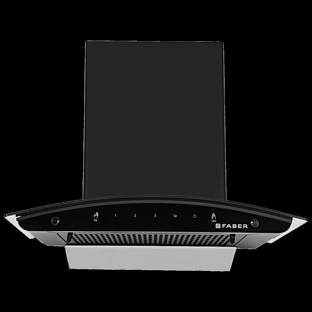 FABER FLORENCE IN FL SC HC BK 60cm 1200m3/hr Ducted Auto Clean Wall Mounted Chimney with Motion Sensor Control (Black)