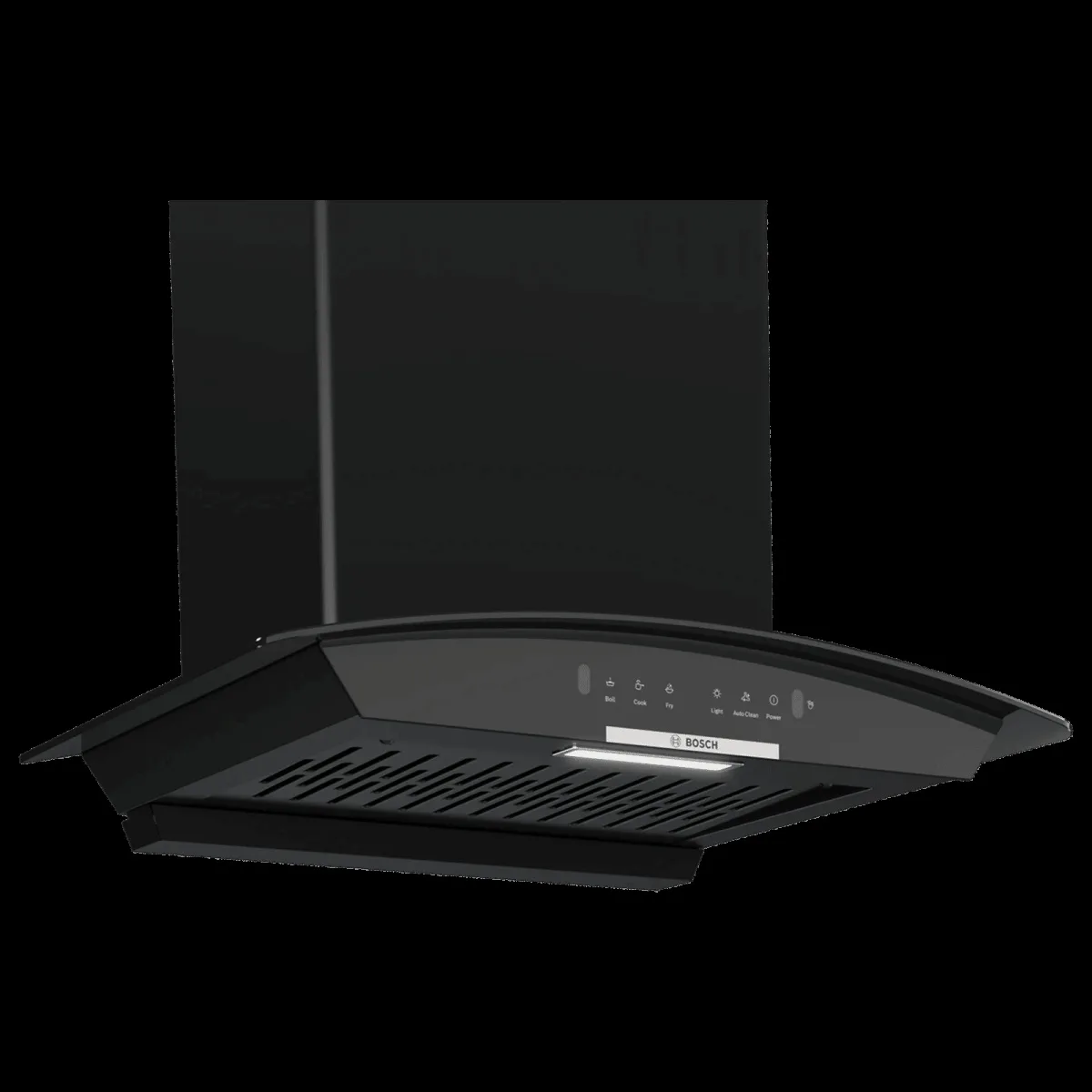 BOSCH Series 4 60cm 1300m3/hr Ducted Auto Clean Wall Mounted Chimney with Gesture Control (Black)