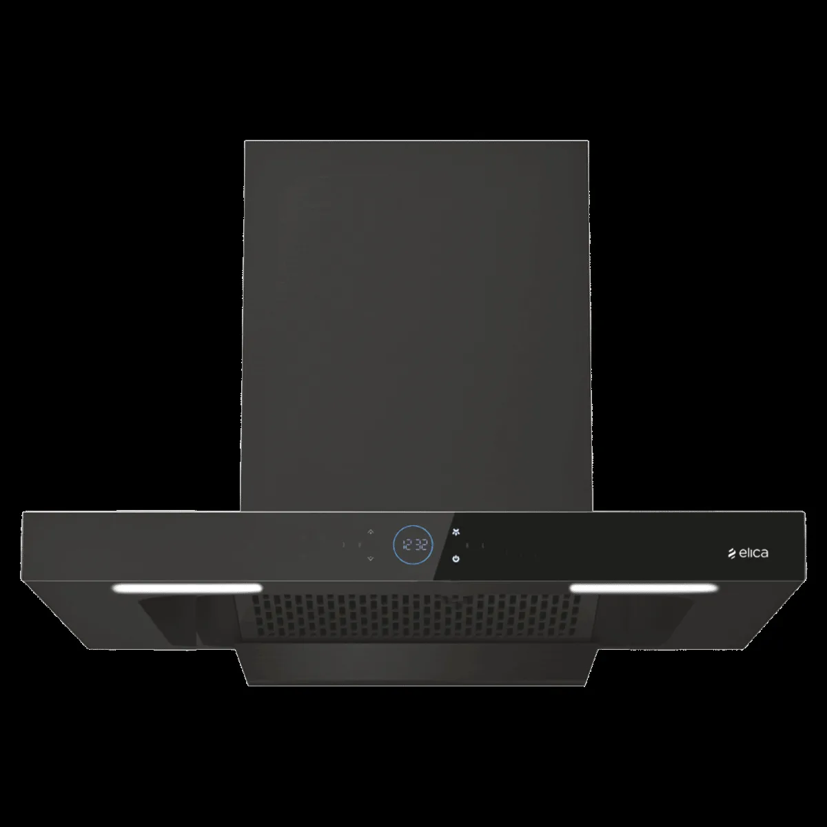 elica ISMART SPOT FL HAC 90 LTW NERO 90cm 1200m3/hr Ducted Auto Clean Wall Mounted Chimney with Motion Sensor Technology
