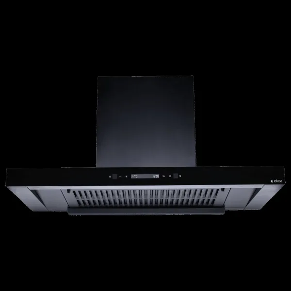 elica FL T90 BLDC HAC LTW MS NERO 90cm 1500m3/hr Ducted Auto Clean Wall Mounted Chimney with Motion Sensor (Black)