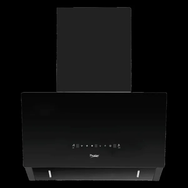 Prestige Provo Plus 90cm 1400m3/hr Ducted Auto Clean Wall Mounted Chimney with Revolutionary Motion Sensor (Black)