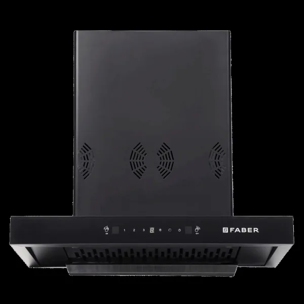 FABER HOOD SILENCIO BLDC HC SC FL BK IN 60 T 60cm 1500m3/hr Ducted Auto Clean Wall Mounted Chimney with Touch and Gesture Control (Black)