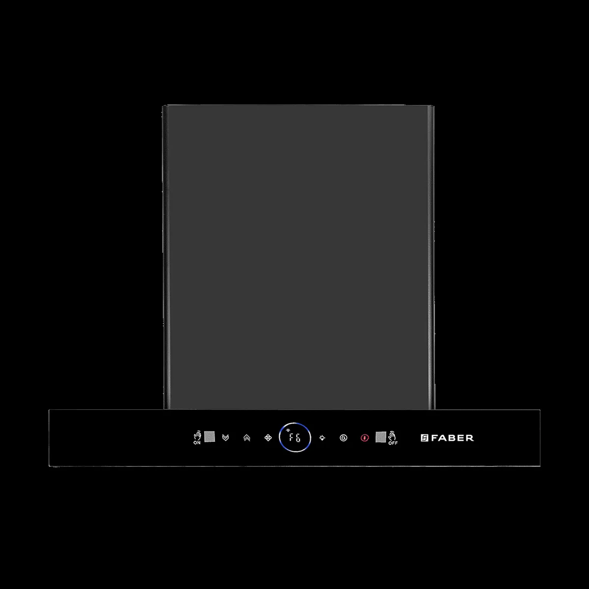 FABER HOOD SIGMA BLDC HC SC FL BK IN 75cm 1600m3/hr Ducted Auto Clean Wall Mounted Chimney with LPG Leakage Sensor (Black)
