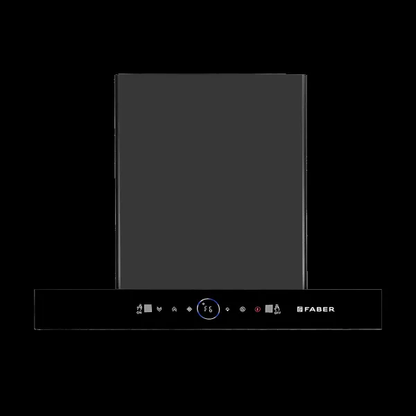 FABER HOOD SIGMA BLDC HC SC FL BK IN 75cm 1600m3/hr Ducted Auto Clean Wall Mounted Chimney with LPG Leakage Sensor (Black)