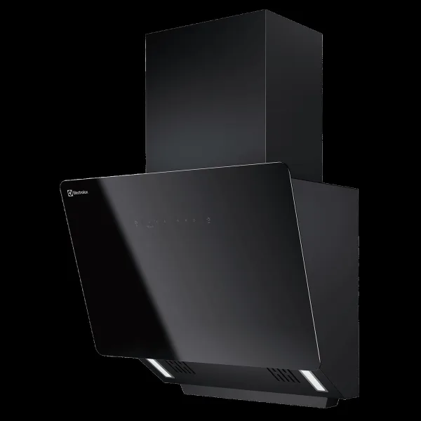 Electrolux 700 Series 60cm 865m3/hr Ducted Auto Clean Wall Mounted Chimney with Gesture Control (Black)