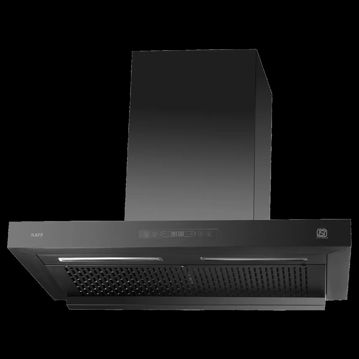 KAFF ASHPRO 60 DC 60cm 1400m3/hr Ducted Auto Clean Wall Mounted Chimney with Motion Sensor Control (Black)