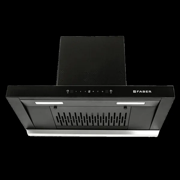 FABER HOOD SILENCIO BLDC HC SC FL BK IN 75 T 75cm 1500m3/hr Ducted Auto Clean Wall Mounted Chimney with Touch and Gesture Control (Black)