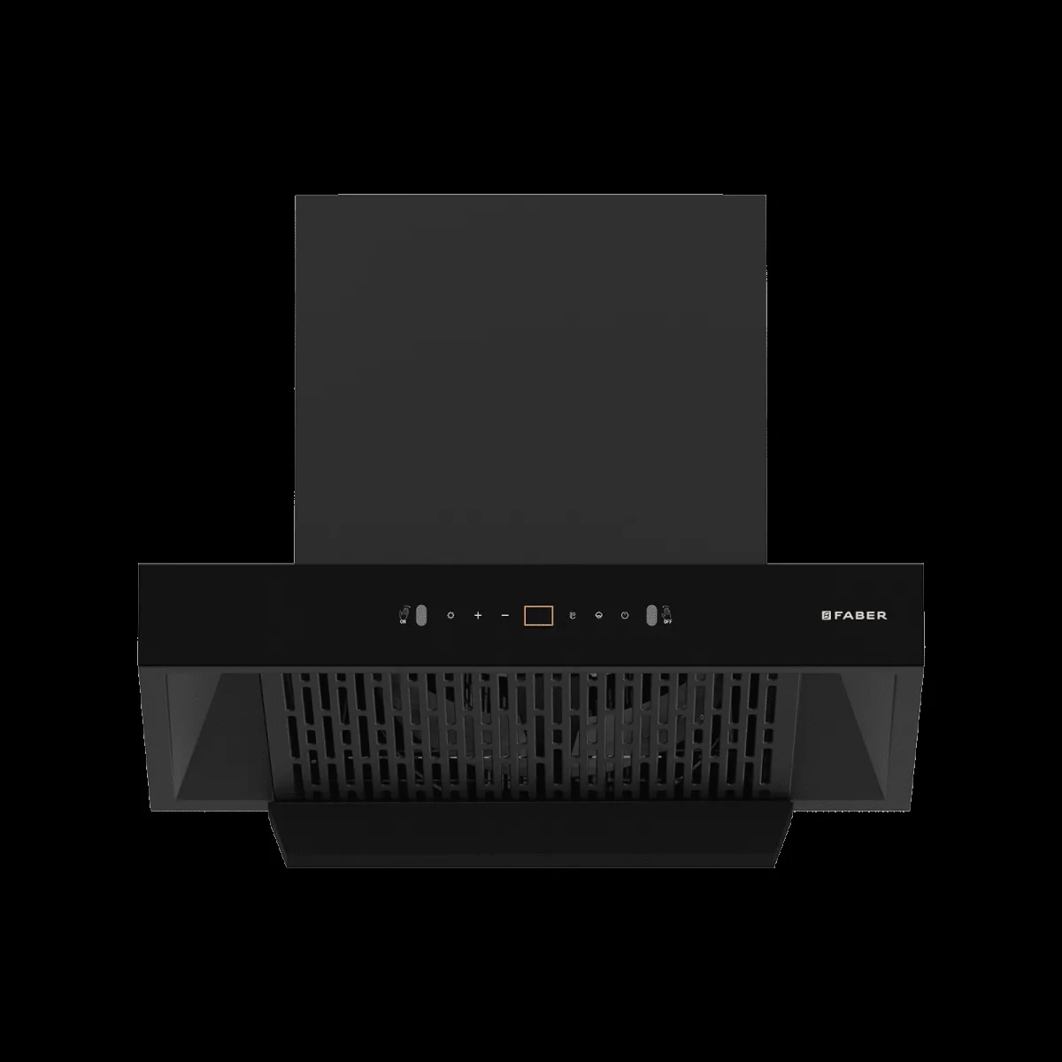 FABER HOOD SIGMA BLDC HC SC FL BK IN 60cm 1600m3/hr Ducted Auto Clean Wall Mounted Chimney with LPG Leakage Sensor (Black)